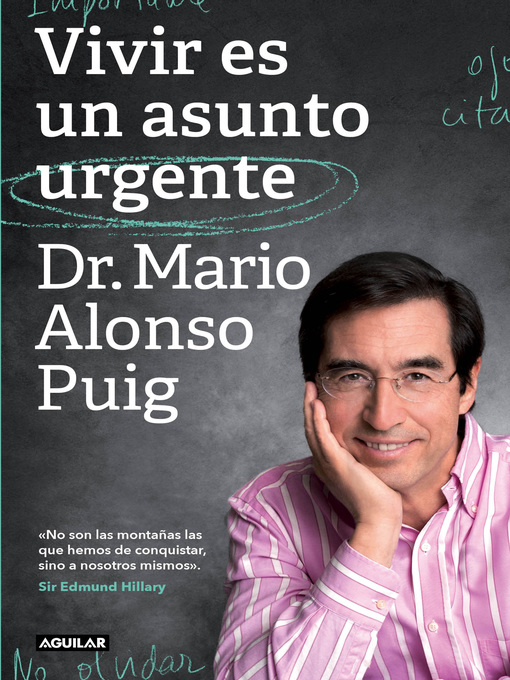 Title details for Vivir es un asunto urgente by Dr. Mario Alonso Puig - Available